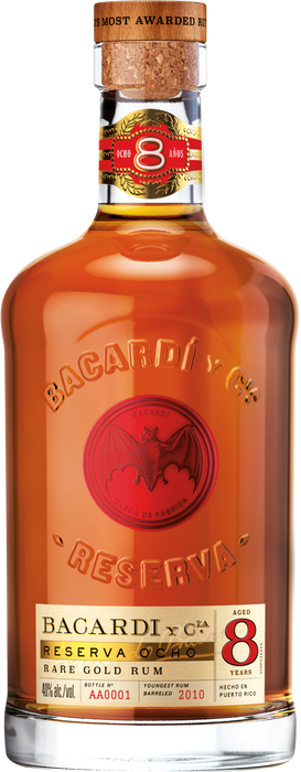 Bacardi Ron Reserva Ocho 40% 0,70l