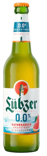 Lübzer Naturrad.Grapefr. 0,0% 4x6x0,33l