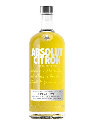 Absolut Vodka Citron 40% 1,0l