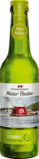 Strandräuber Bio Naturradl. Zitrone MW 24x0,33l