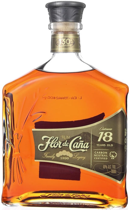 Flor de Cana Cente.Gold 18 J.40% 0,70l