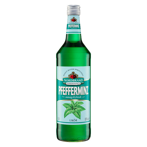 Nordbrand Pfefferminzlikör 18% 1,0l