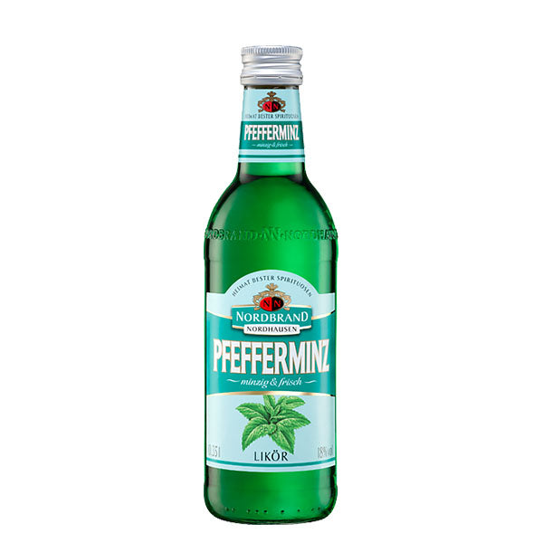 Nordbrand Pfefferminzlikör 18% 6x0,35l