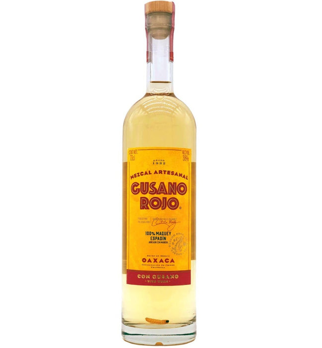Mezcal Cusano Rojo 38% mit Wurm 0,70l