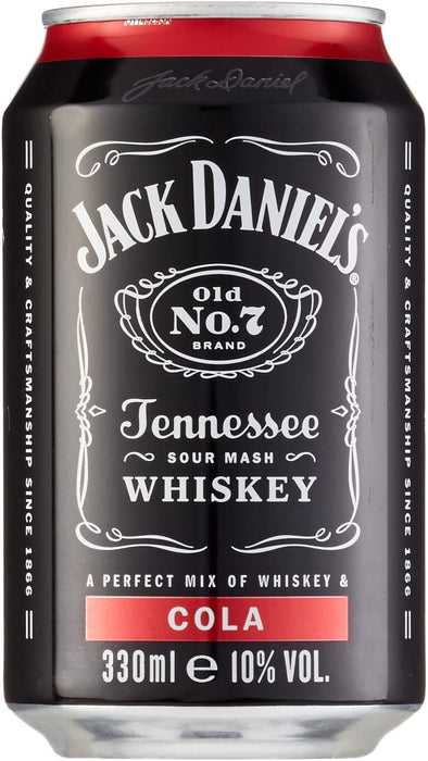 Jack Daniels & Cola 10% DSP 24x0,33l