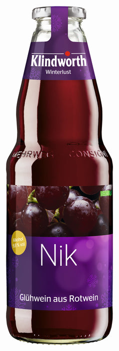 Klindworth NIK GLÜH Wein Rot TWO 6x1,0l